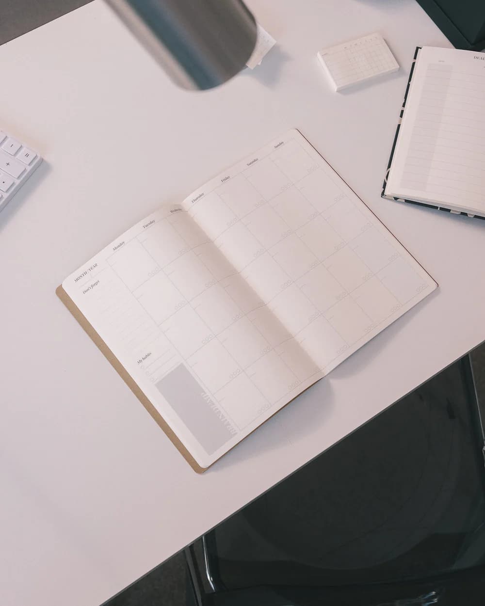 A5 Planner Mensual Chai Latte - 3