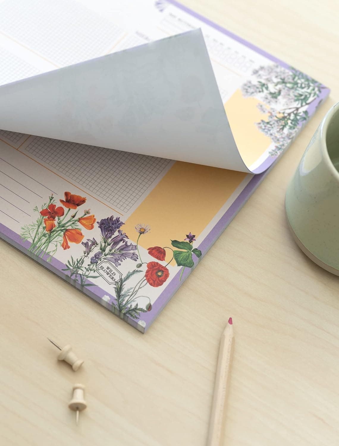 A3 Planner semanal Wild Flowers - 6