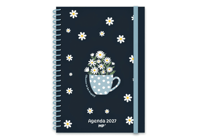 A5 Agenda Diaria Margaritas 2027 - 2