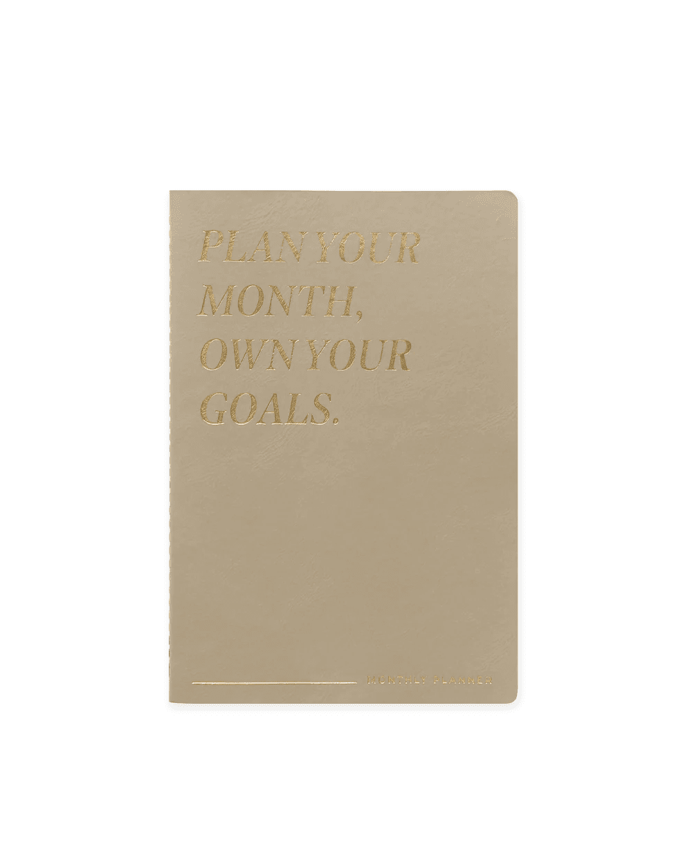A5 Planner Mensual Chai Latte
