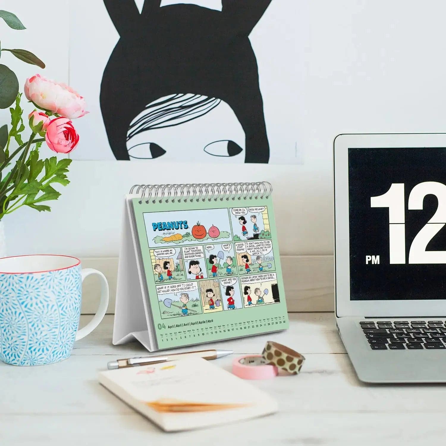 Calendario de escritorio Snoopy 2027 - 4