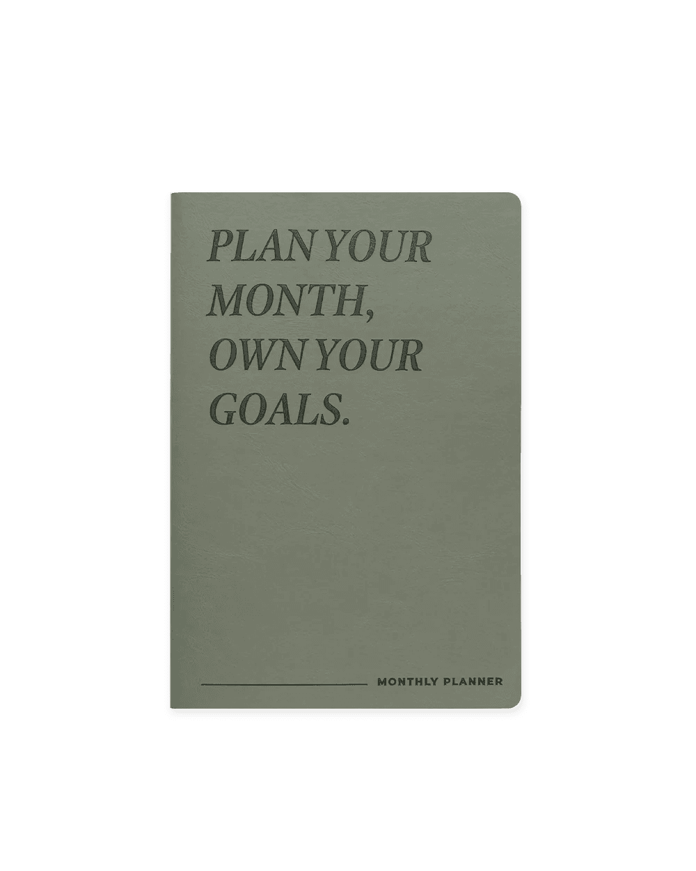 A5 Planner Mensual Matcha Latte