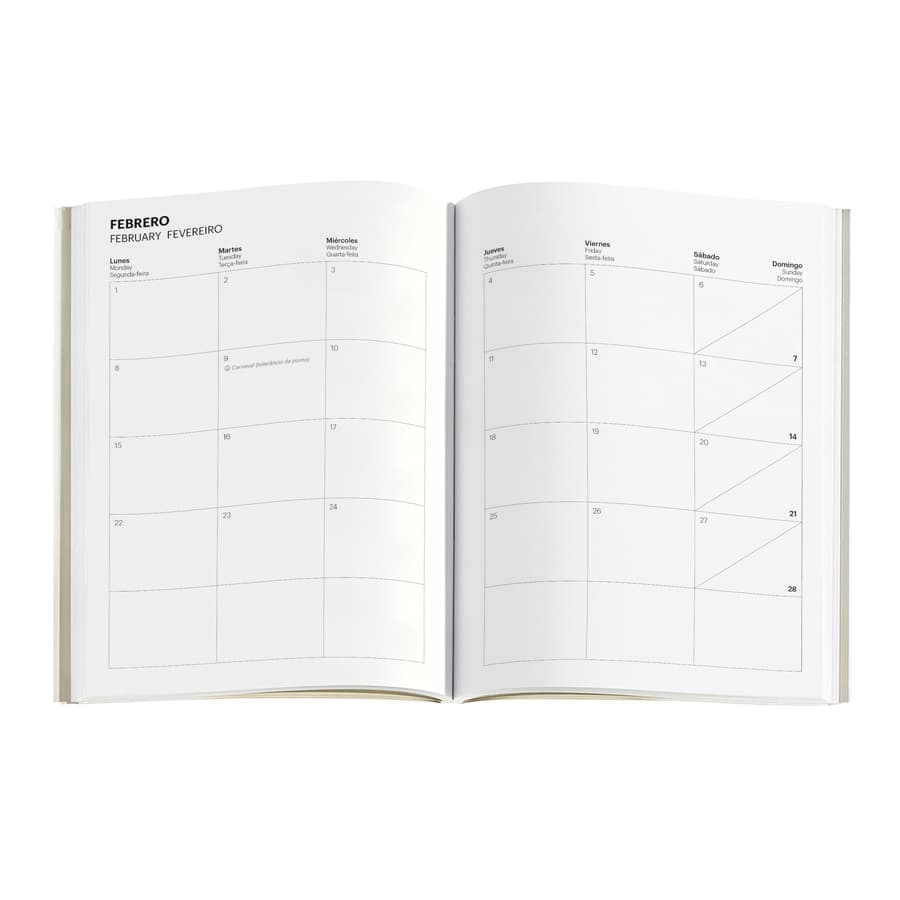 Agenda Semanal A5 Indigo Acuarela 2027 - 6