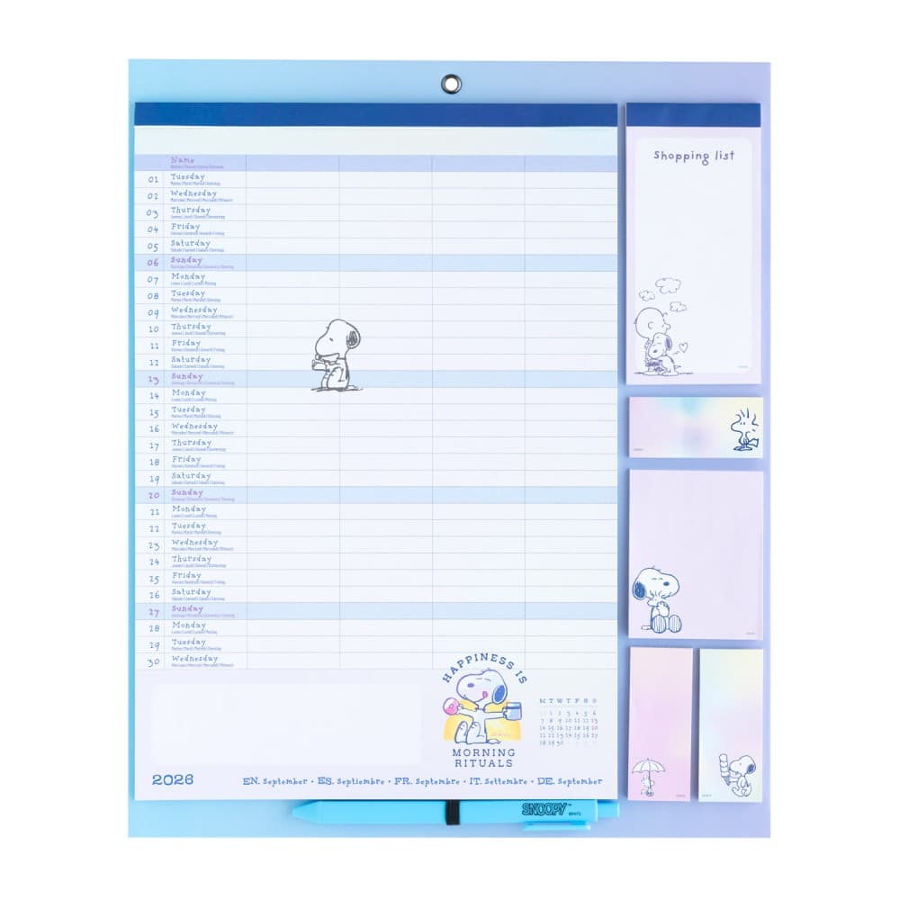 Planner Mensual Snoopy - 7