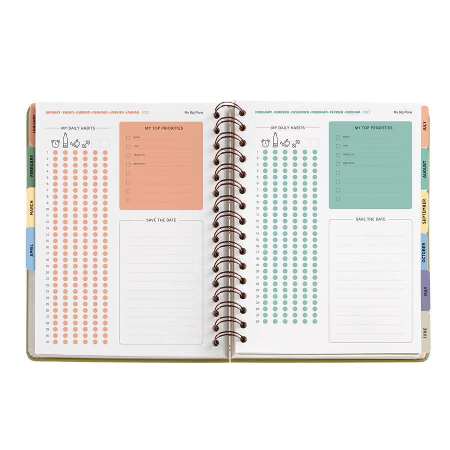 Agenda Diaria A5 Taupe Liberty 2027 - 5