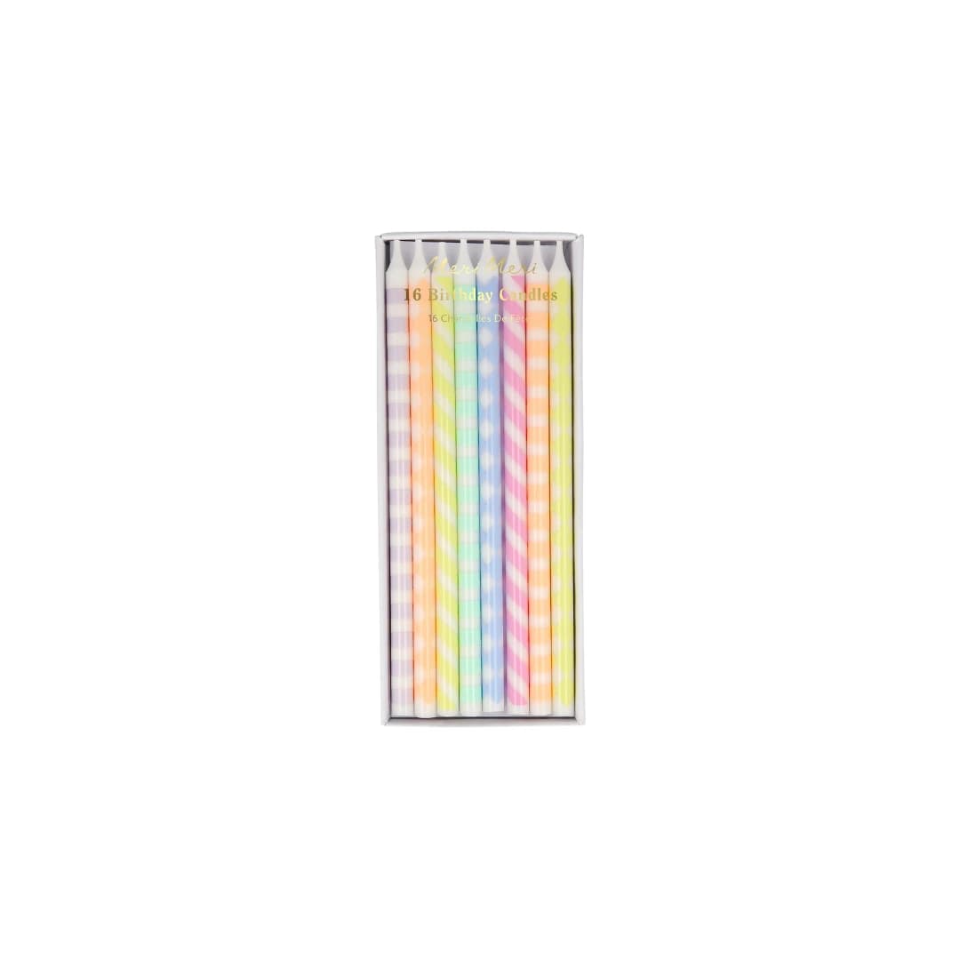 16 Velas Pastel