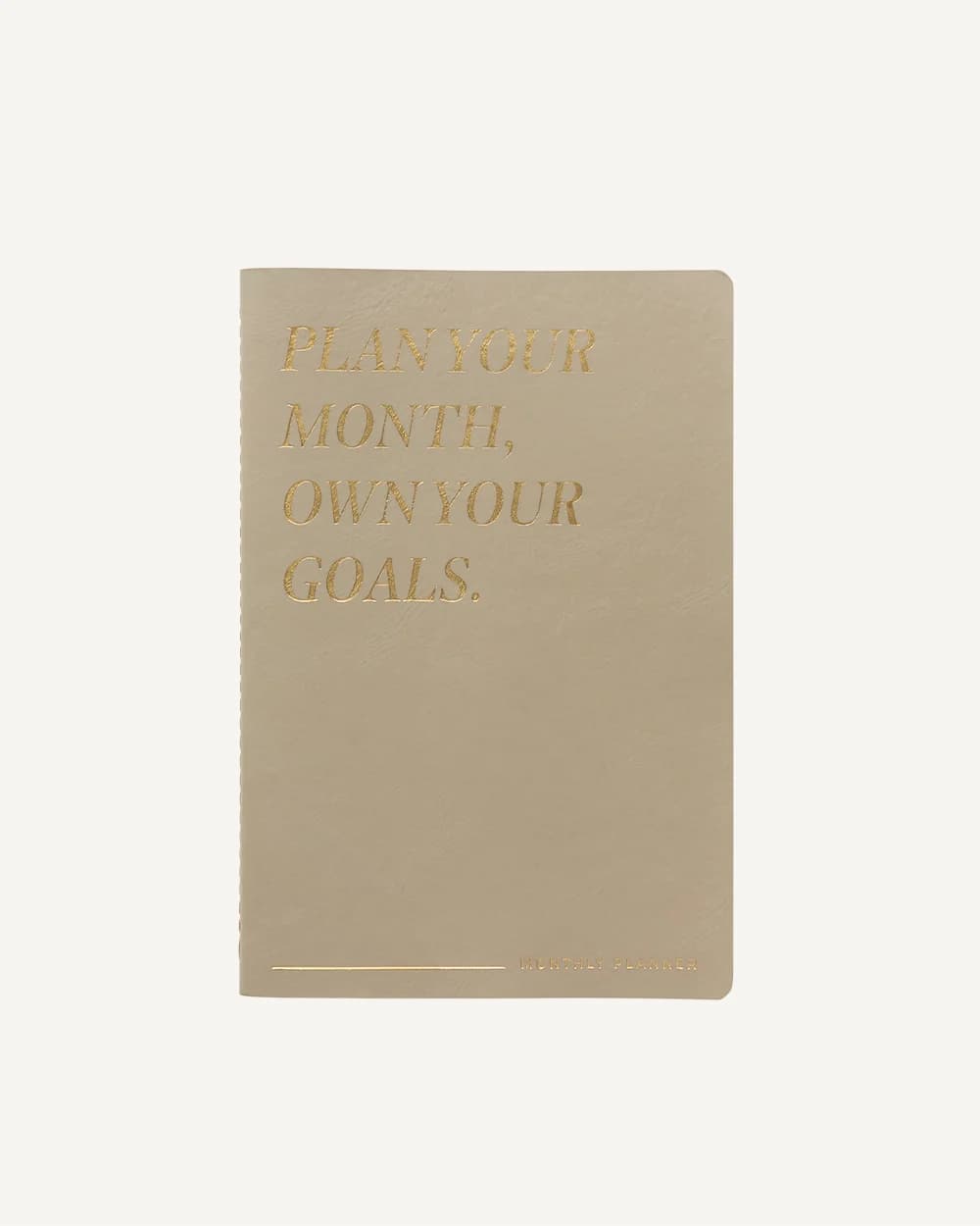 A5 Planner Mensual Chai Latte