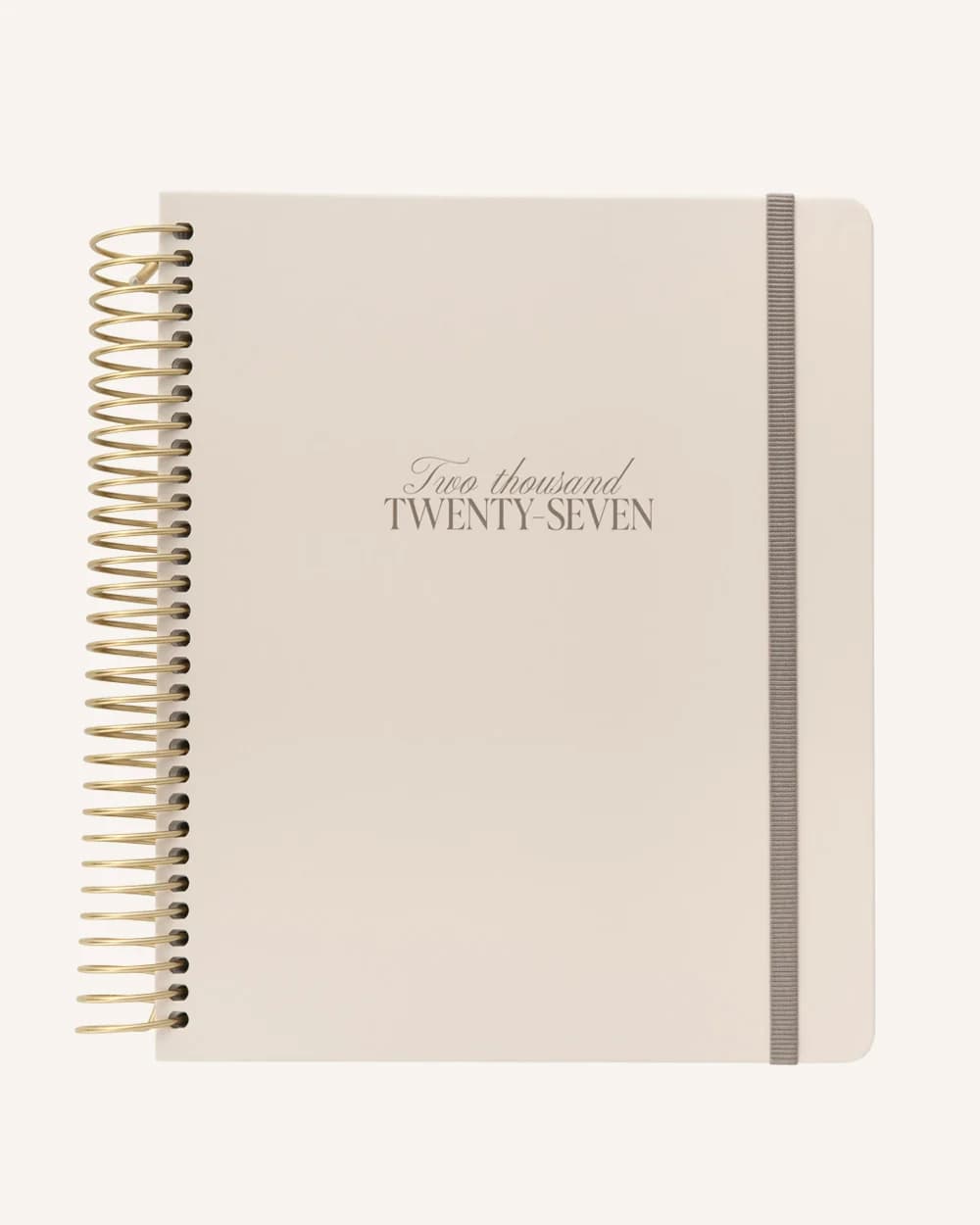 Agenda A4 Desert Taupe 17 meses