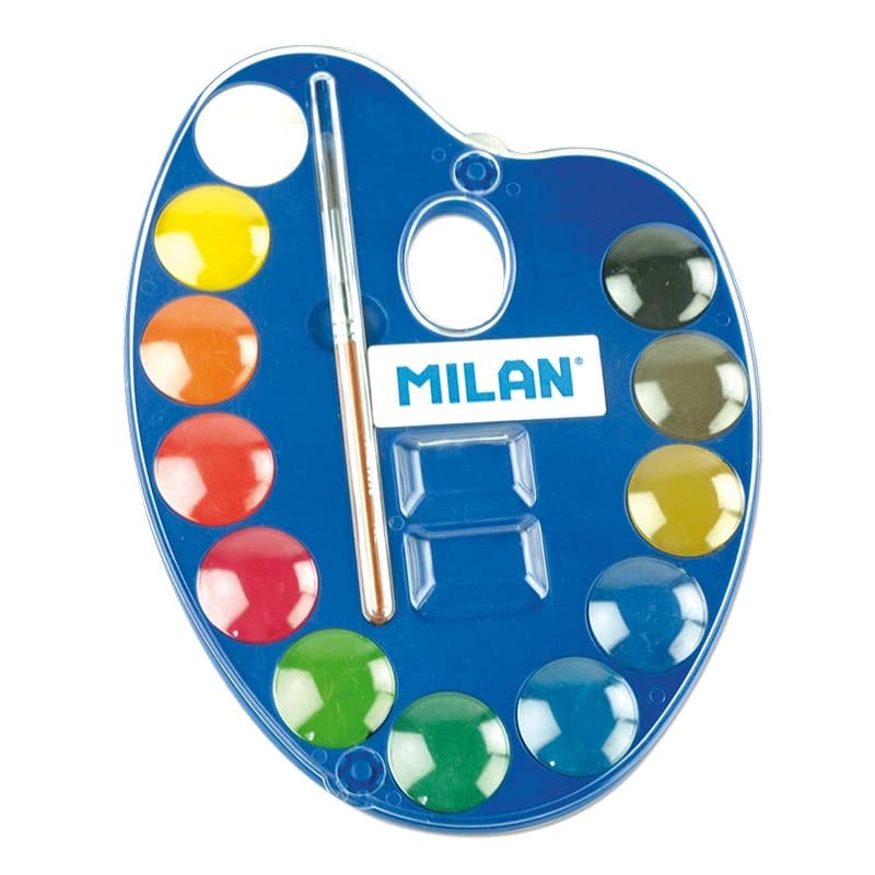 Paleta 12 Acuarelas + Pincel