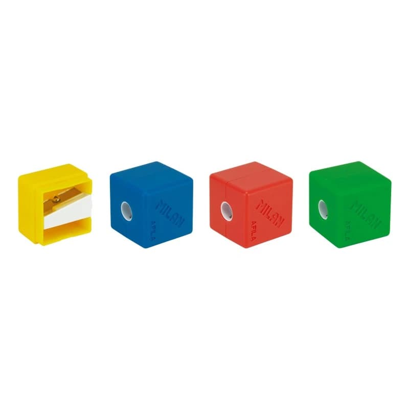 Sacapuntas Cubic con depósito