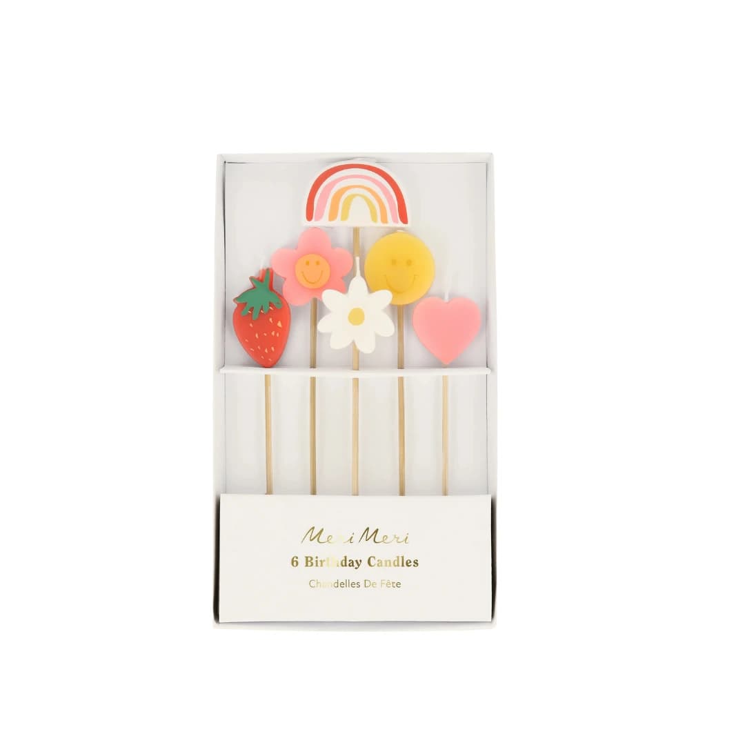 6 Velas Happy Icons