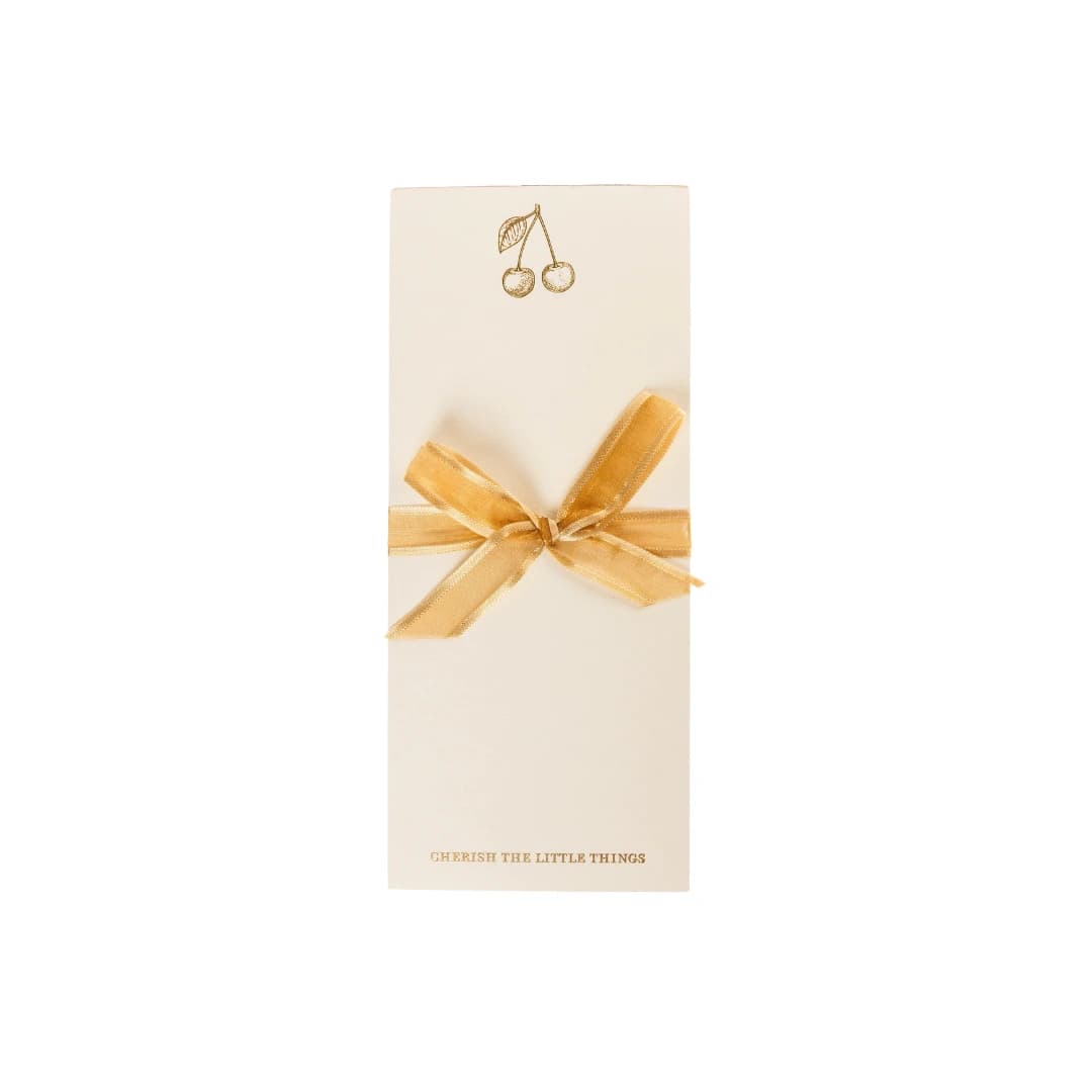 Notepad Cerezas Gold