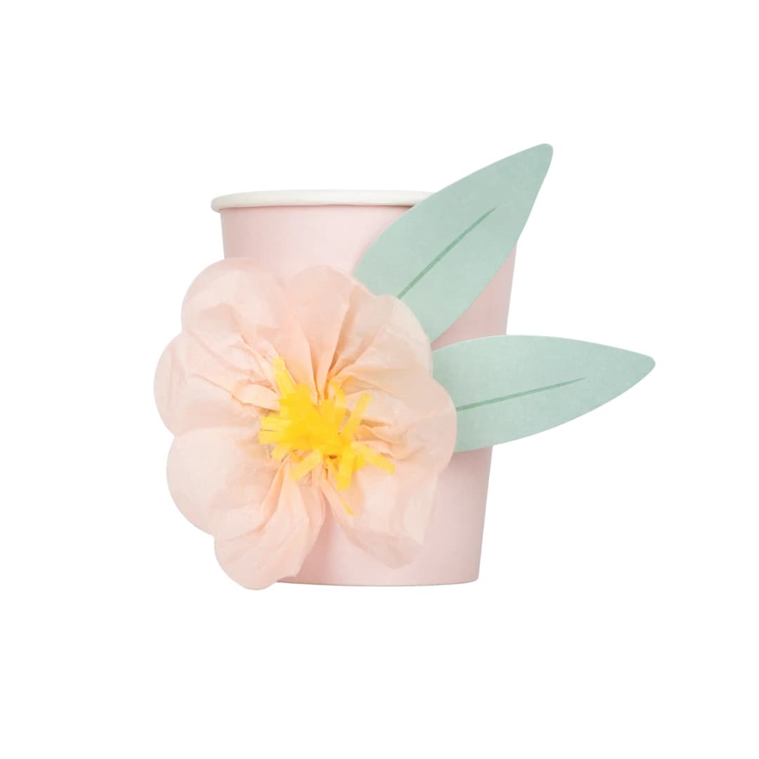8 Vasos Flores 3D