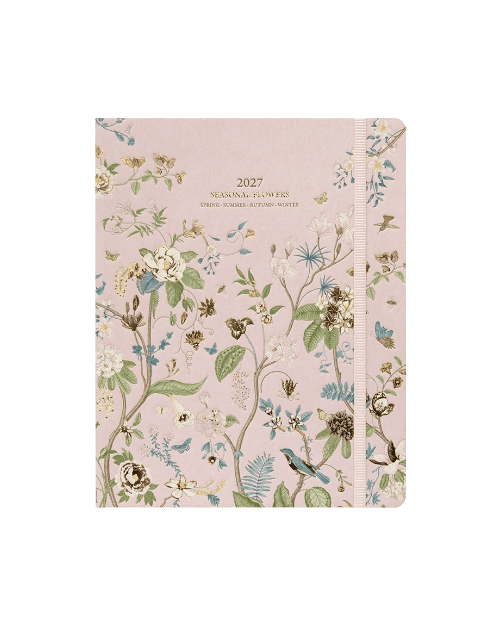 Agenda A5 Seasonal Flowers 17 Meses
