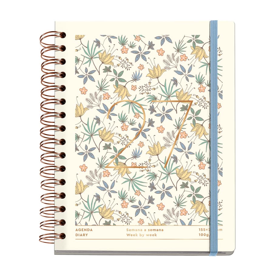Agenda Semanal A5 Cream Liberty