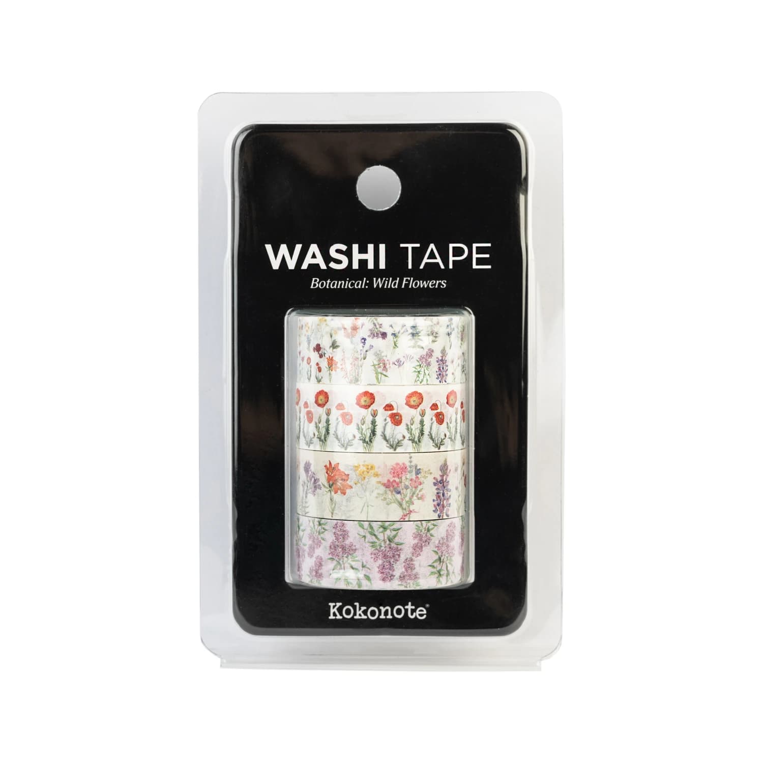 Set 4 Washitape Flowers